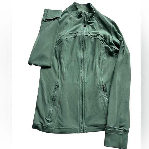Lululemon Define Jacket Nulu in Desert Green Size 12 - Picture 9 of 13